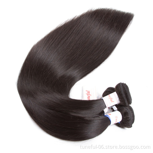 10"-40" Human Hair Extension Vendor Virgin Brazilian Human Hair Weaves Bundles Wholesale Raw Virgin Cuticle Aligned Hair